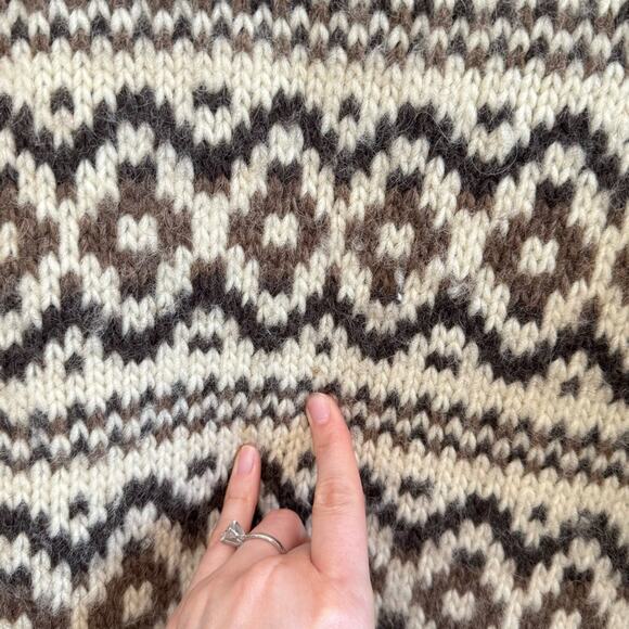 Gaeltarra Fair Isle‎ 100% Wool Pullover Sweater Size Medium 42 Ireland Nordic - Picture 8 of 12